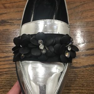 asos silver shoes